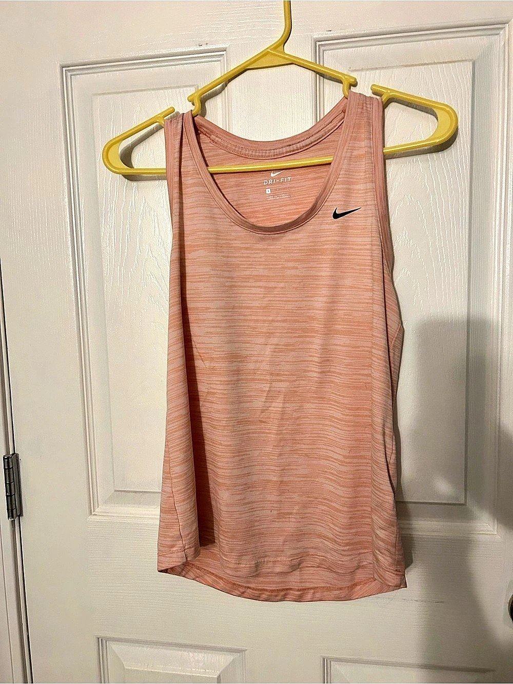 Nike Dri-FIT Heathered Tank Top Women's Pink Tank Top Small